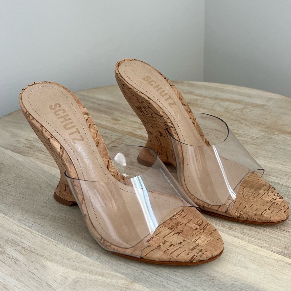 SCHUTZ Aprill Wedge Sandal NWT